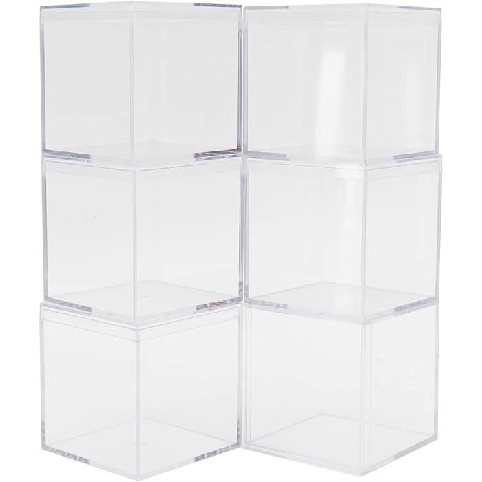 Lot De 52 Petits Pots Ronds Transparents De 5 Ml - Idéal Pour échantillons, Cosmétiques, Perles, Nail Art - Avec Couvercle Vissé
