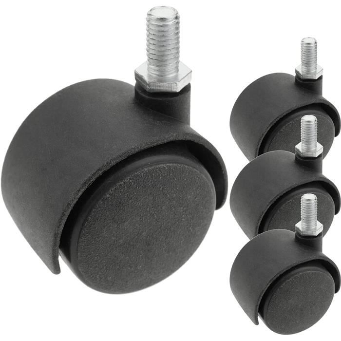 Roulettes Pivotantes À Double Roue De 41 Mm Pour Meubles,Petites