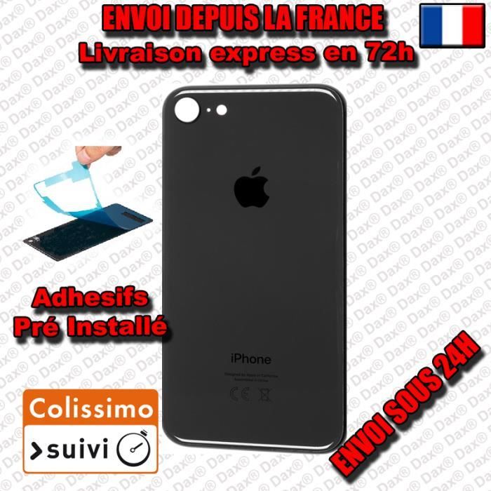 Vitre Arriere Sur Chassis Iphone 8 Noir Gris Sideral Vitre Ar Cdiscount Telephonie