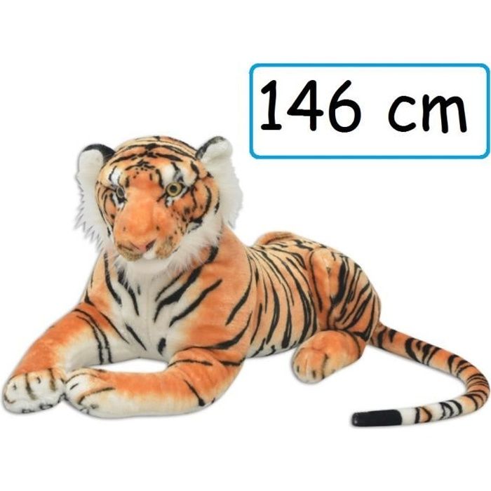 tigre en peluche geant