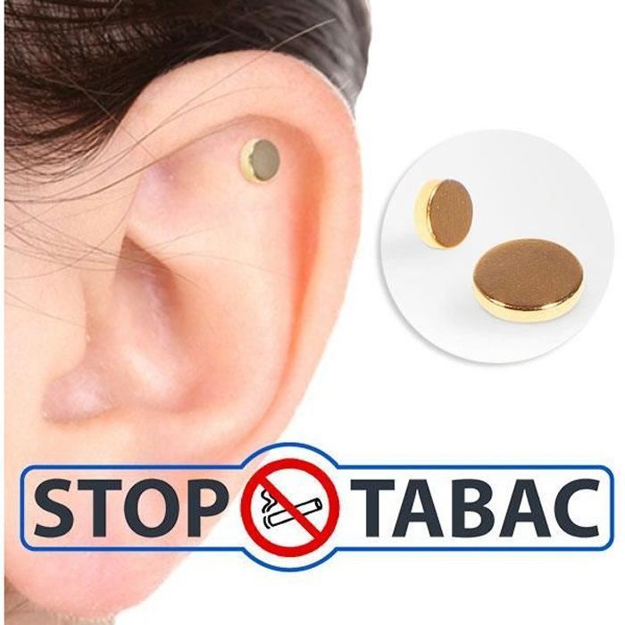 Aimants Auriculaires AntiTabac Pour Arrêter De Fumer Par Auriculothérapie Cdiscount Au quotidien Aimants Auriculaires AntiTabac Pour Arrêter De Fumer Par Auriculothérapie Cdiscount Au quotidien