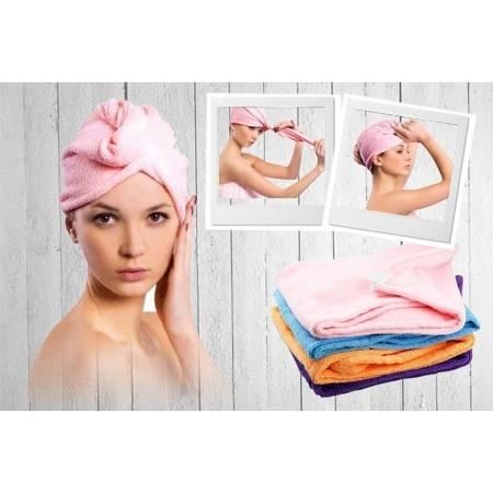 Lot De 4 Serviettes Pour Cheveux à Séchage Rapide Achat Vente Serviettes De Bain Prolongation Soldes Cdiscount