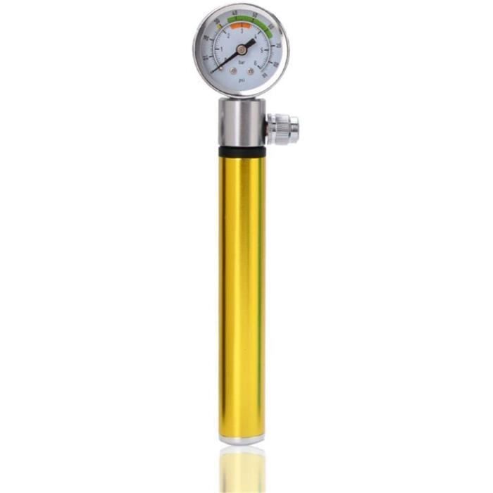 Mini Pompe à Vélo Avec Manomètre 120 PSI - Portable Pour Valves Schrader Et Presta - 5