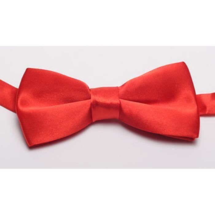 Ht Noeud Papillon Rouge Enfant Uni Tour Cou Reglable Htvso7aa5910 Achat Vente Cravate Nœud Papillon Cdiscount