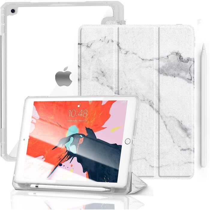 Housse pour iPad 2021 / 2020 / 2019 - 10,2 pouces - Protection d'écran  intégrée - Étui | bol