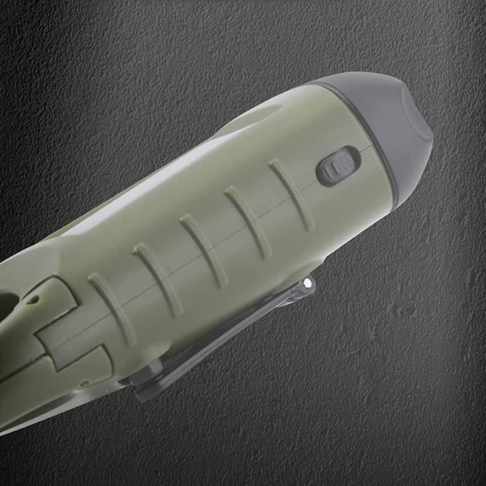 Lampe De Poche Solaire Portable LED Avec Manivelle - Torche D'Urgence Pour Camping, Randonnée, Survie