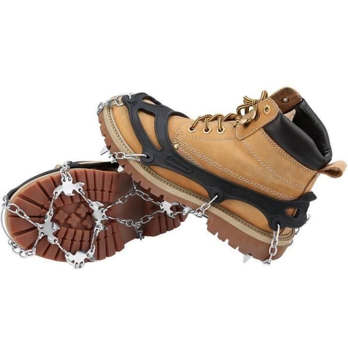 Footful Semelle à Crampon Antidérapante Pointes Chaussure de Randonnée Marche