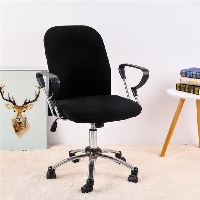 Housse de chaise de bureau Polyester élastique Couverture de siège pour
