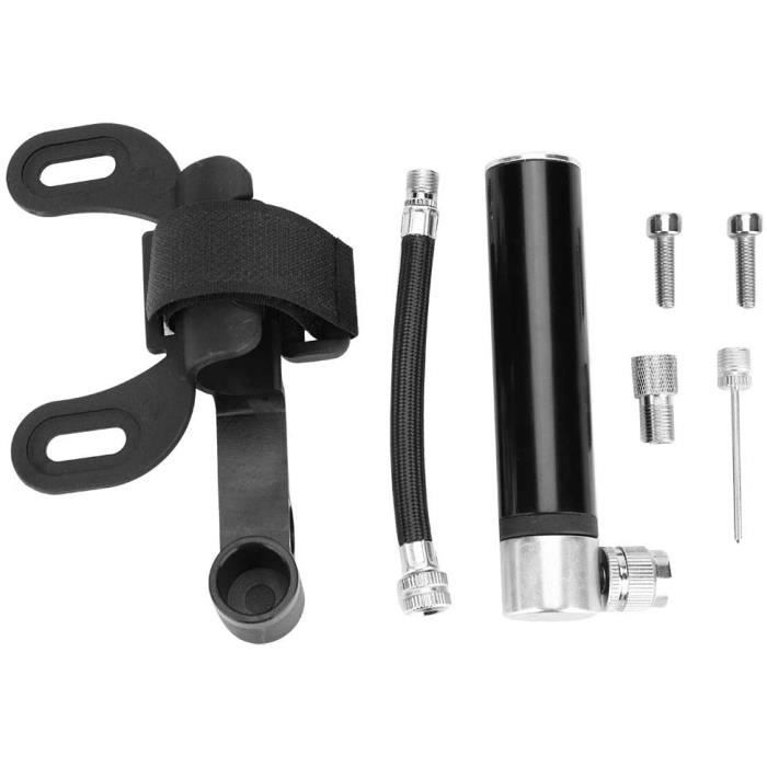 Mini Pompe à Vélo En Alliage Aluminium - Léger, 100 PSI, Avec Adaptateurs