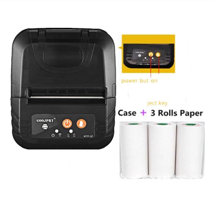 ACLAS Imprimante Thermique Tickets 80mm - 250mm/s, Coupe Auto, USB+Ethernet, Pour Windows