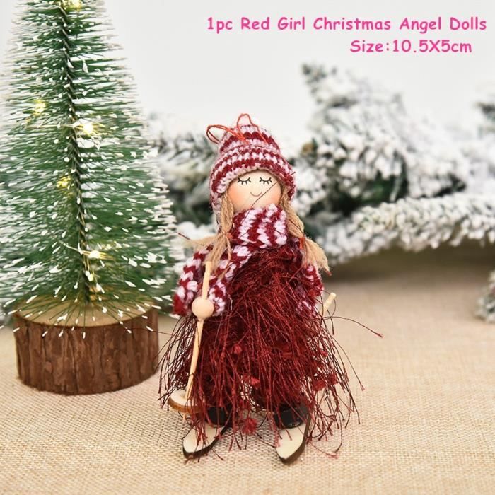 Coffret de décoration,bottes de noël pour poupée ange,chaussures de
