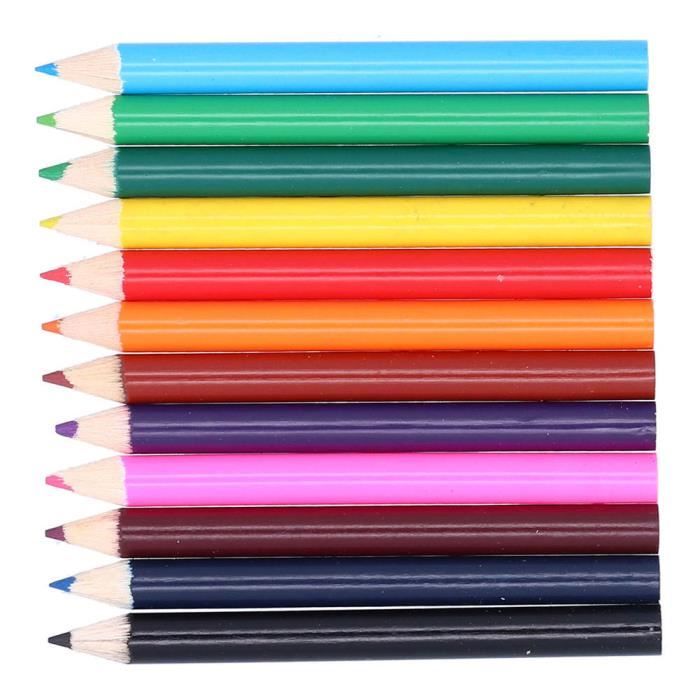 Ensemble De Crayons De Dessin Colorés, Crayons De Couleur Pour Enfants  Belle Mode 12 Couleurs Différentes Pour La Peinture De Couleur Pour Les  Graffitis