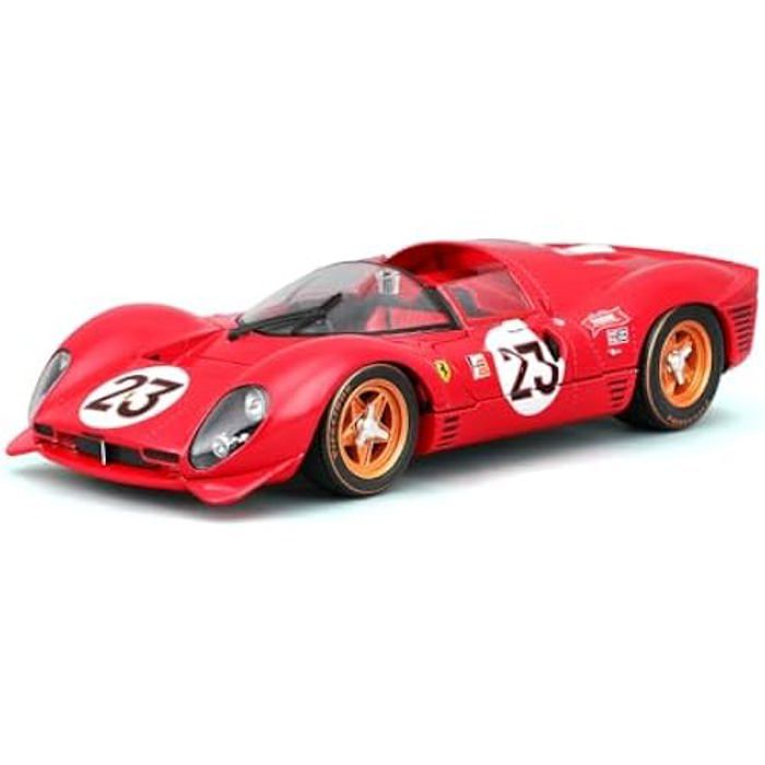 Modèle réduit - BBURAGO - Ferrari Racing - 330 P4 Daytona - Métal - Intérieur détaillé - Nouveauté 2024