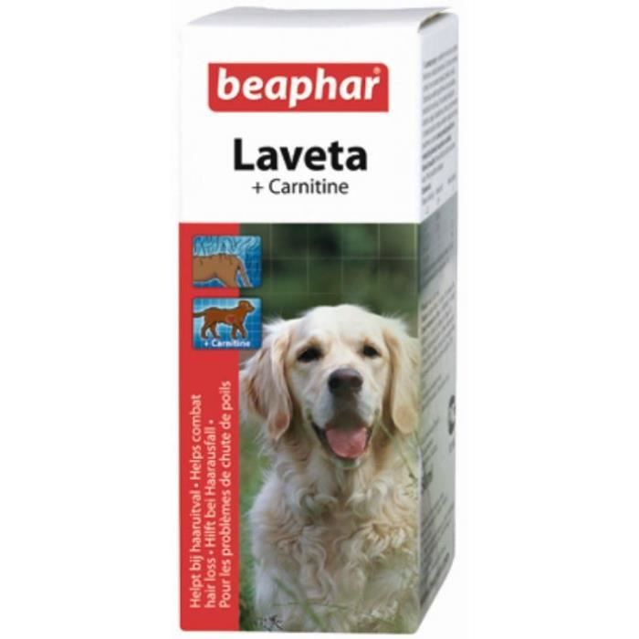 Soin du pelage - Beaphar - Laveta - 50 ml - Carnitine - Chien
