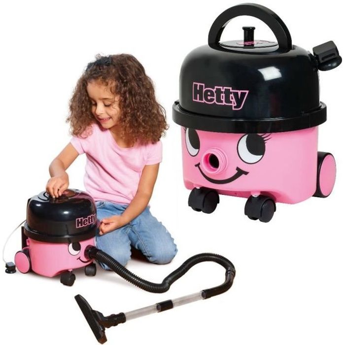 Aspirateur Jouet Fonctionnel Pour Enfants - Avec Aspiration Réelle Et Sons, 3 Embouts, à Partir De 3 Ans