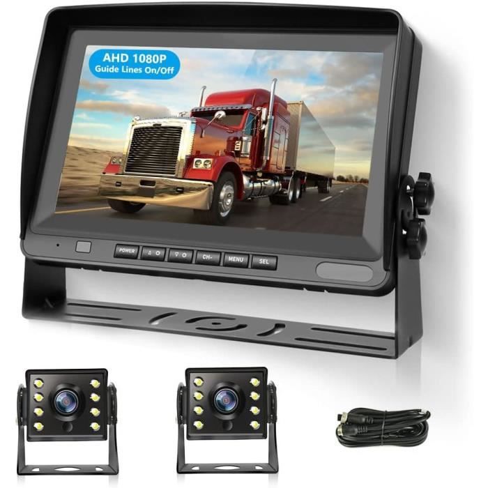 LEXXSON Caméra de recul HD CCD 8 LED Vision Nocturne Caméra de recul