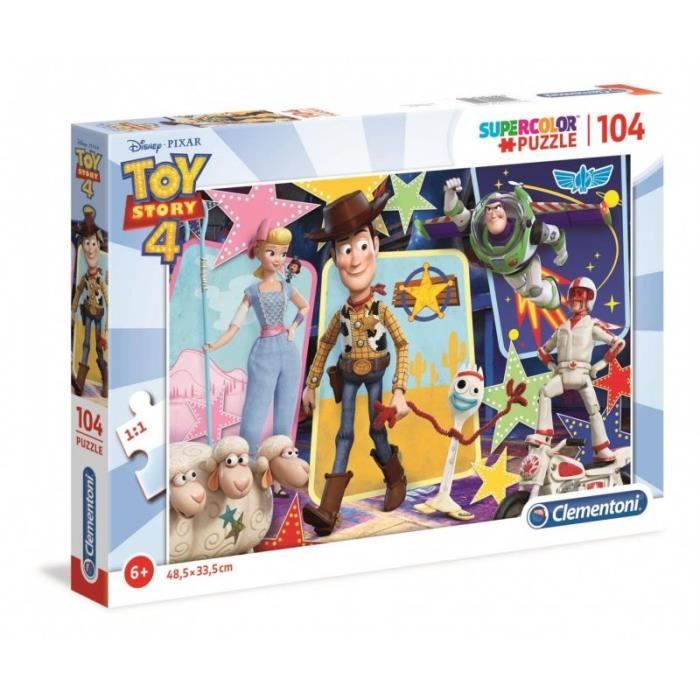 Clementoni - Supercolor Disney Toy Story 4-104 pièces- Puzzle Enfant ...