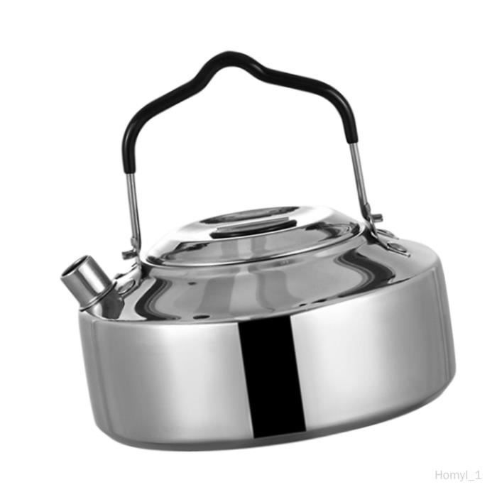 Bouilloire Extérieur Léger Bulin Bouilloire Camping Chauffage Rapide 2.2L - Théière Portable Aluminium Anodisé