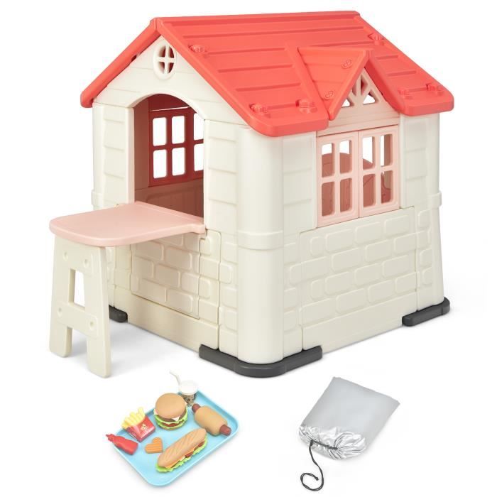 Cabane De Jardin Enfants, Maison De Jardin Géant Enfants Avec 1 Porte Et 2 Fenetres Avec Table De Pique Nique Assiettes Et Jouets 164x124x132cm Jaune 91806742 Cabane De Jardin Enfants, Maison De Jardin Géant Enfants Avec 1 Porte Et 2 Fenetres Avec Table De Pique Nique Assiettes Et Jouets 164x124x132cm Jaune 91806742
