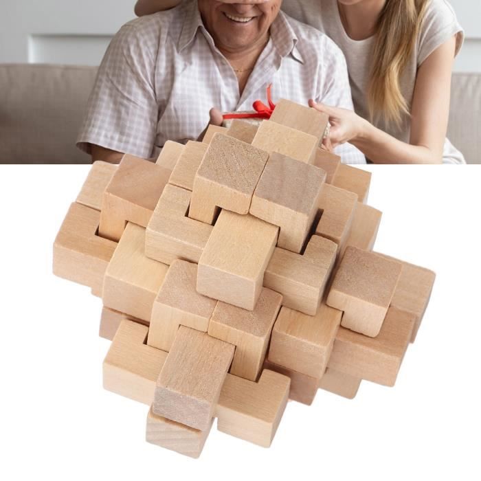 Casse-tête en bois pour les personnes âgées - Cadeau pour adulte - Casse- tête en bois portable pour la maison et le voyag - Cdiscount Jeux - Jouets