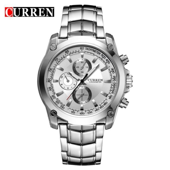 CURREN montre pour hommes étanche marque de luxe montre à quartz pour