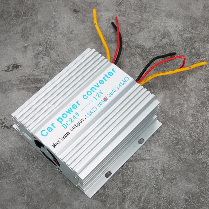 DC 24V à 12V convertisseur de puissance de voiture alimentation 20A régulateur abaisseur transformateur convertisseur de puissance