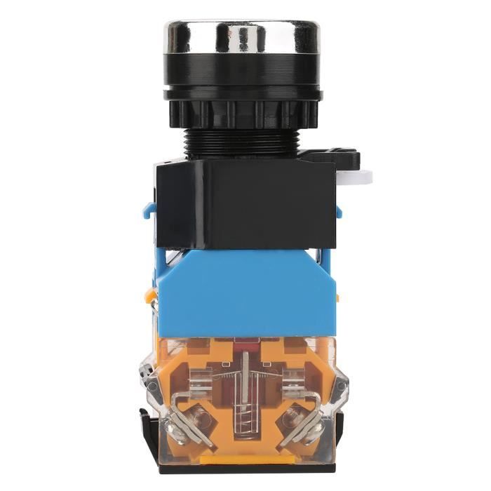 Interrupteur Bouton Poussoir Métal 12mm - 12-24V 3A étanche IP65