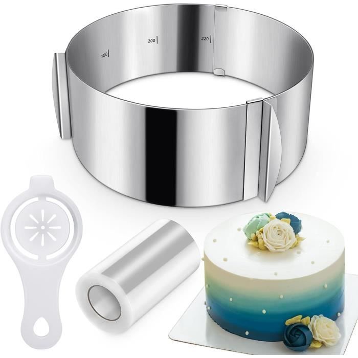 Lot De 20 Cercles à Pâtisserie 10,5 X 2,5 Cm – Anneaux Inox 304 Alimentaire Antiadhésifs Pour Muffins, Tartes, Entremets & Desserts