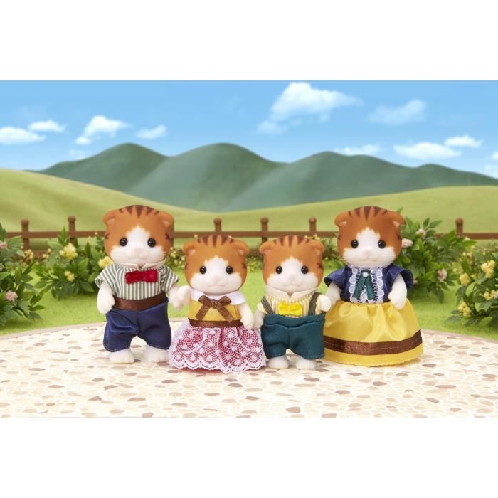Sylvanian Families 5290 La Famille Chats Roux Les Familles Cdiscount Jeux Jouets