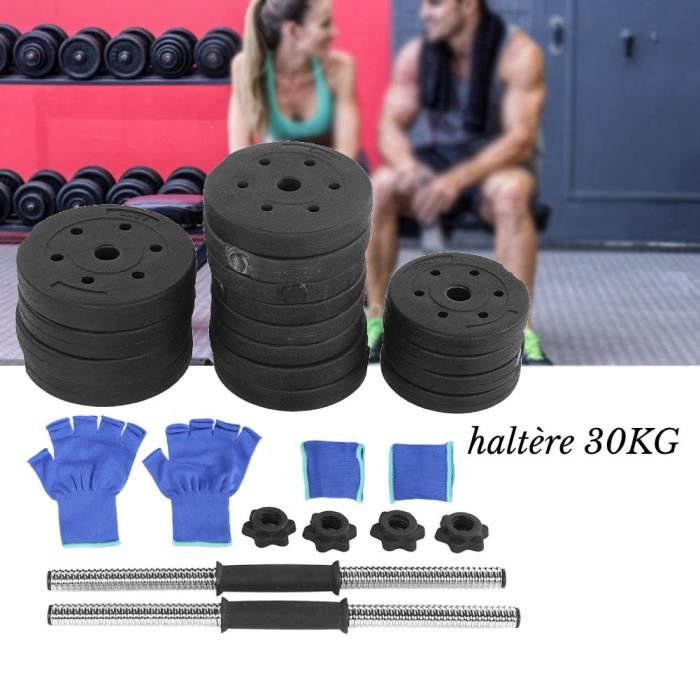 Barre D'haltères Olympia 20 Kg - Longueur 2,2 M - Charge Max 340 Kg - Poignée 28 Mm - Pour Salle De Sport Ou Maison - 4
