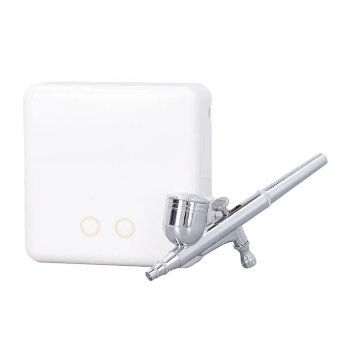 Pistolet Aérographe Débutant Kit Aérographe 40 PSI Double Action Avec Compresseur Portable - Multifonction Peinture