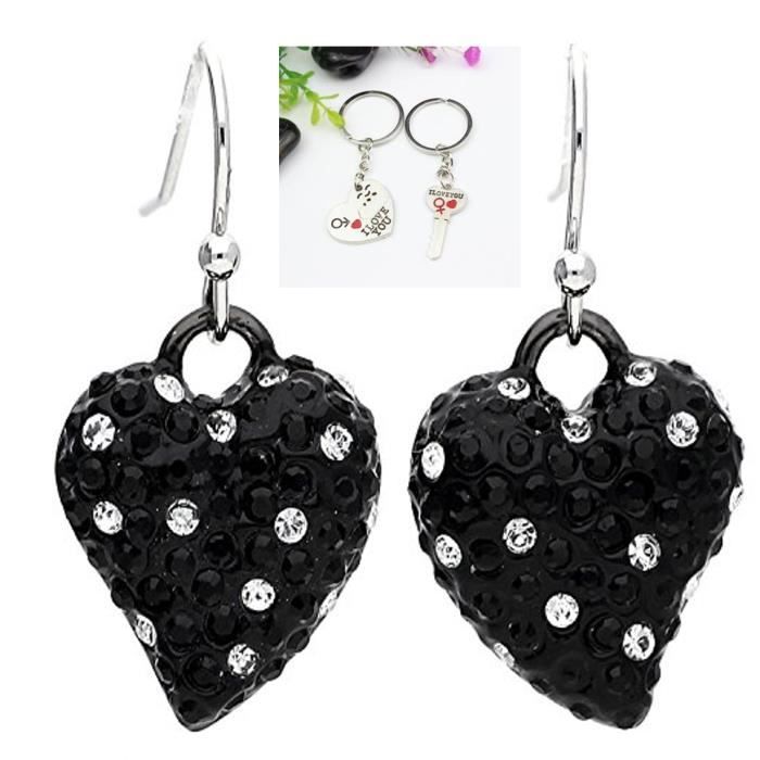 Rose Or Paire Clous Boucles D/'oreilles Femmes Pattern de Coeur Bijoux Mode