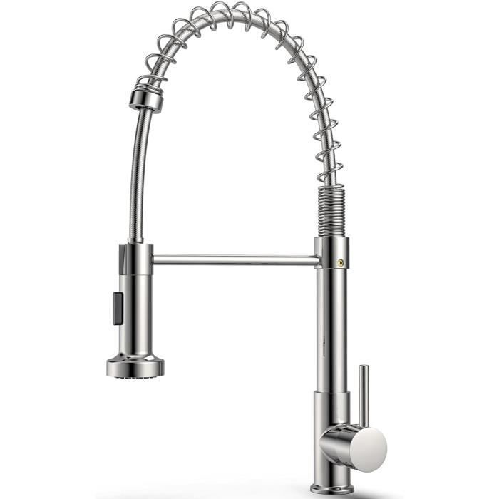 Robinet Commercial Avec Pulvérisateur Robinet D'évier Utilitaire Avec