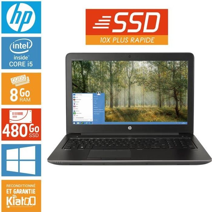 Vente PC Portable HP ZBOOK 15 core i5 8 go ram 480 go disque dur SSD drives, ordinateur portable 15 pouces pas cher Vente PC Portable HP ZBOOK 15 core i5 8 go ram 480 go disque dur SSD drives, ordinateur portable 15 pouces pas cher