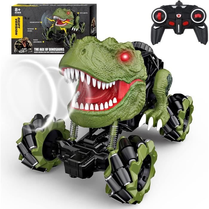 Voiture télécommandée Jouet 3 -12 Ans - GYROOR - Dinosaure - Lumières