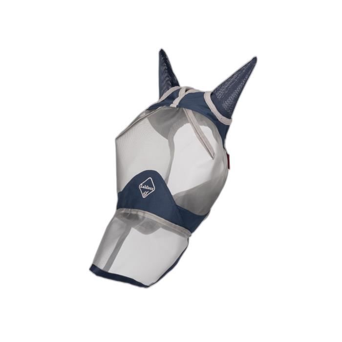 Masque A Mouche Cheval Masque Anti-Mouches Harrison Howard Cheval - Protection UV Taille L - Bordure Polaire Masque Cheval