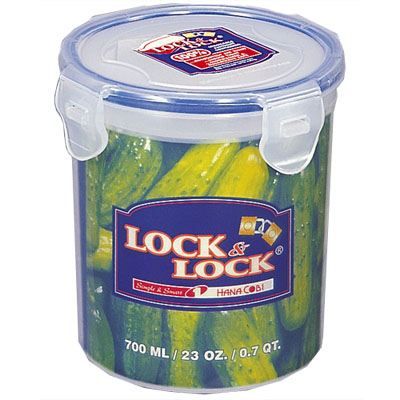 Boîte Hermétique Lock&Lock Ronde 15x15x19cm - Transparente, Étanche, Micro-ondable