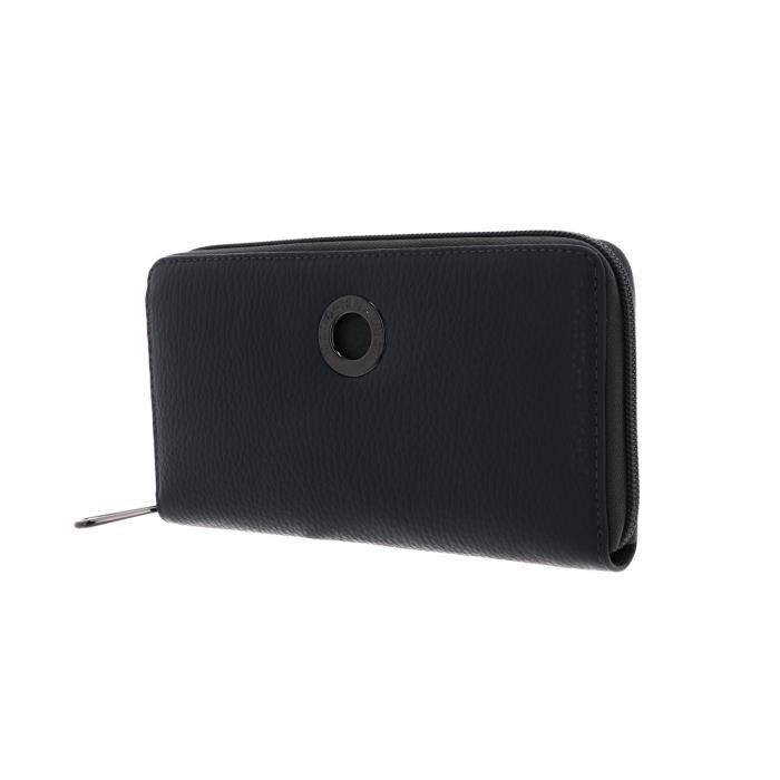 MANDARINA DUCK Mellow Leather Zip Around Wallet L Iron Gate [145219