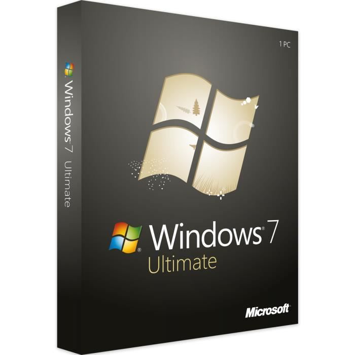 Clé de produit Microsoft Windows 7 Ultimate SP1 32/64 Bit Télécharger