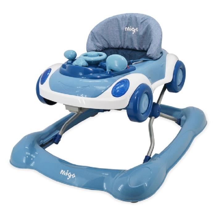 MIGO trotteur bleu de 6 mois a 12 mois Cdiscount Puericulture Eveil bebe