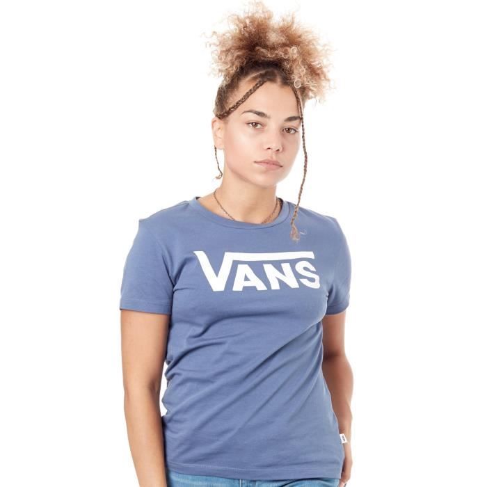 T shirt vans femme bleu best sale