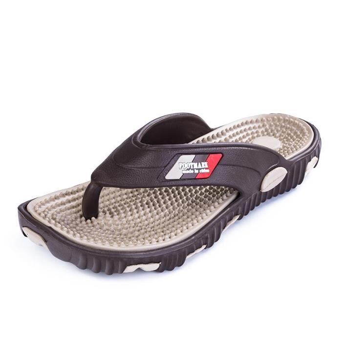 Tongs Homme JOMIX - Sandales Été Confortables Pour Plage, Piscine Et Douche