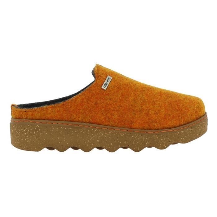 Chaussons Rohde 6120 Orange Femme Chausson bien etre pour femme
