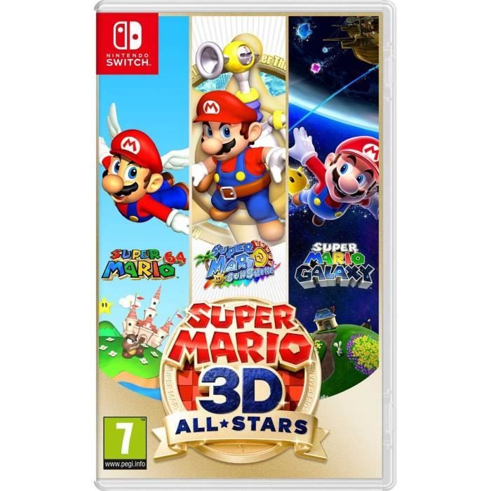 Jeu Vidéo - Nintendo - Super Mario 3D All-Stars - Compilation 3D - 1-2 Joueurs - Nintendo Switch