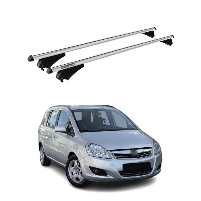 Barres De Toit Acier Montblanc Pour Opel Corsa 3 3 Portes 2000-2006 - Charge 75kg