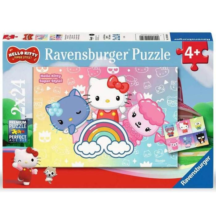 Puzzles 2 x 24 pièces : Hello Kitty Ravensburger France - vue 2
