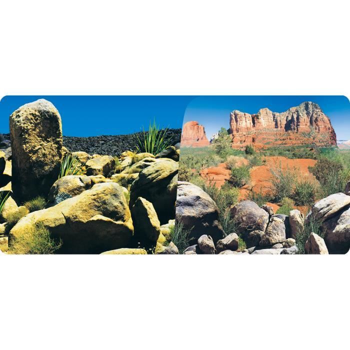 Meilleurs prix pour Reptiles-planetPoster Desert Terrarium 2 faces 1 rouleau de 15 mètres Hauteur 40 cm pour terrarium