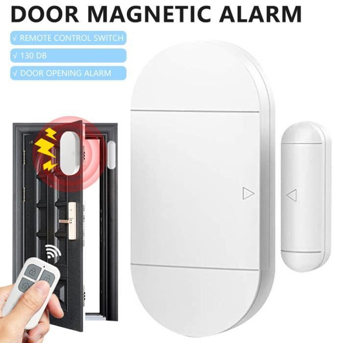 Alarme magnétique multifonctionnelle sans fil pour porte et fenêtre, fonction de télécommande, outil antivol domestique