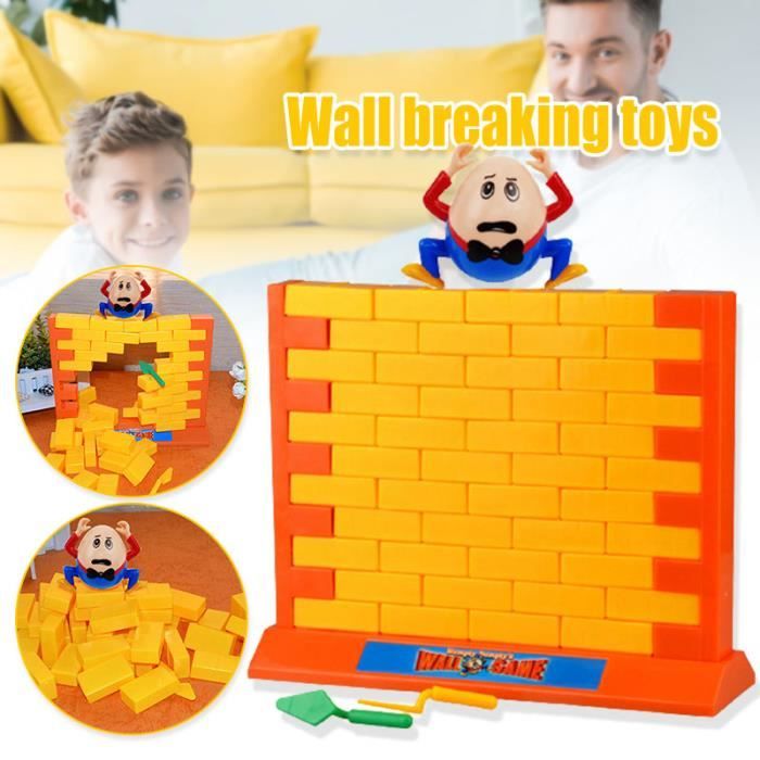 Jouets éducatifs de bureau de poussez le mur et frappez le mur, jeux interactifs parentenfant
