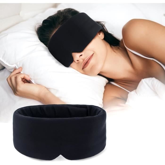 Masque sommeil pour Hommes et Femmes, Masque de nuit 3D Occultant, avec
